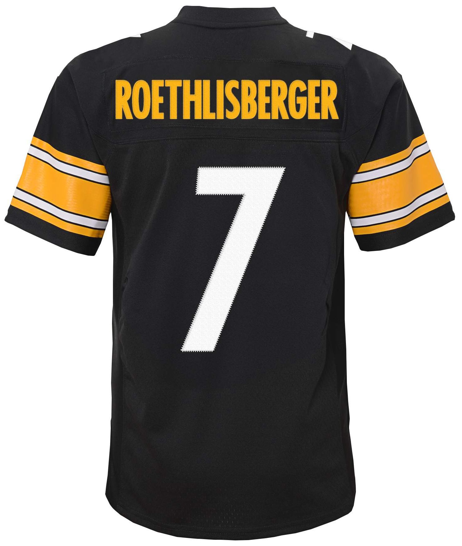 Mitchell & Ness Youth Pittsburgh Steelers Black Ben Roethlisberger #7 Jersey product image