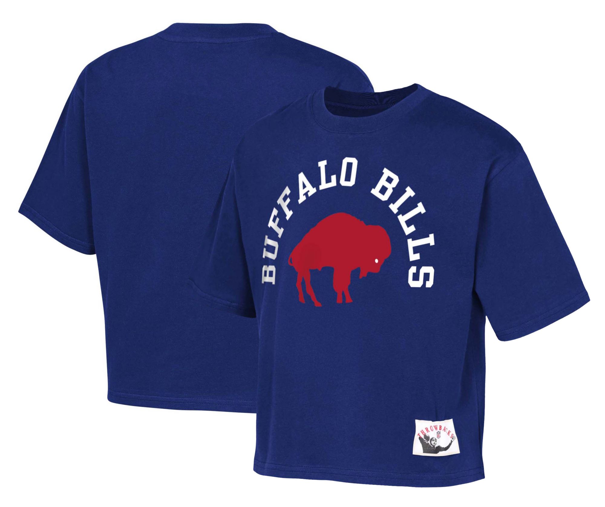 Mitchell & Ness Girls' Buffalo Bills Blue Oversized Short Sleeve T-Shirt product image