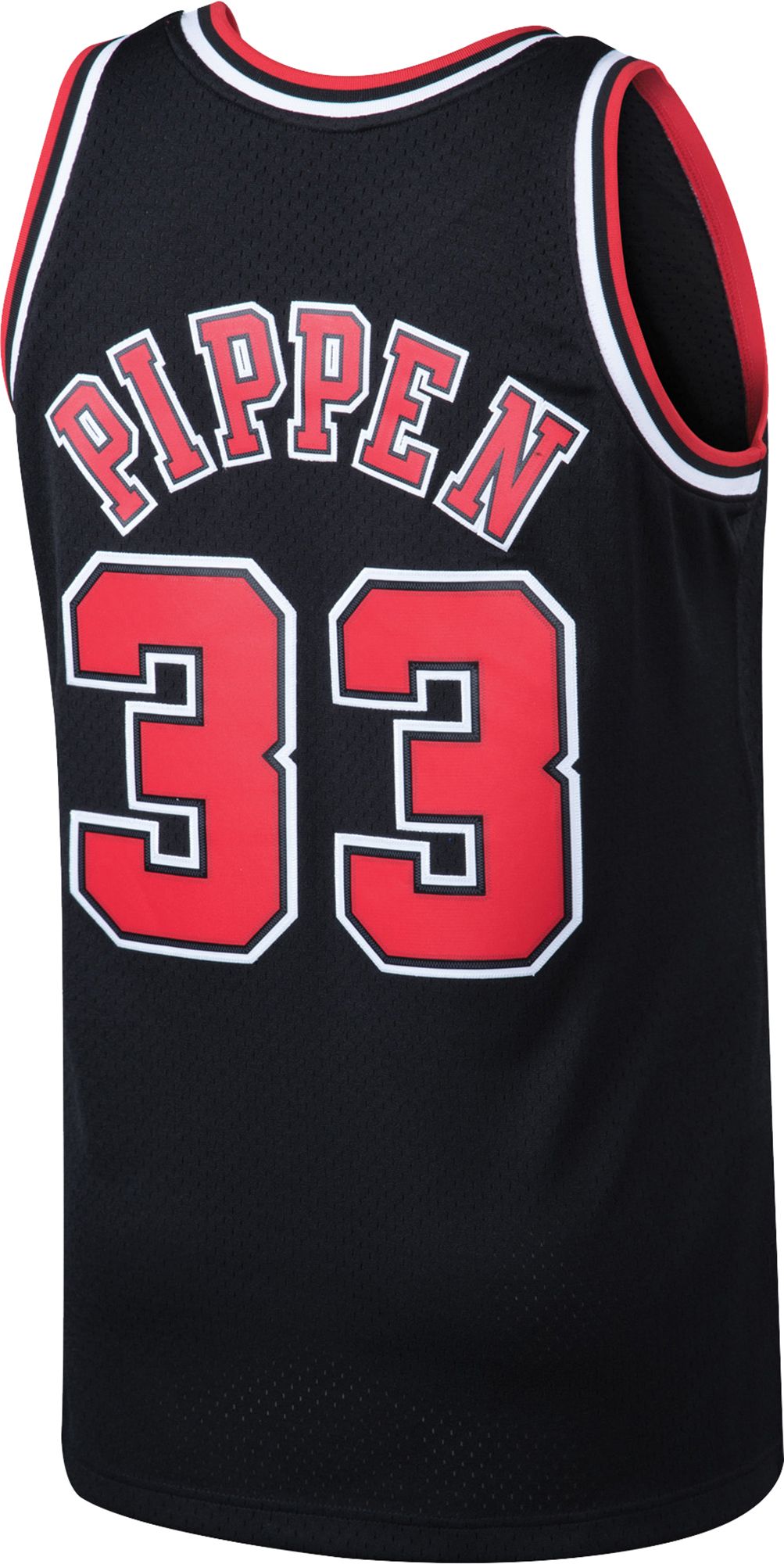Mitchell & Ness Youth 1997 Chicago Bulls Scottie Pippen #33 Black Hardwood Classics Swingman Jersey product image