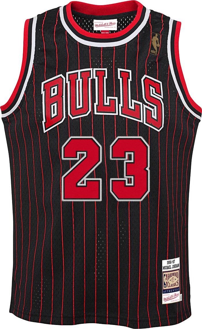 23 MICHAEL JORDAN Chicago Bulls NBA Guard Black Nike Throwback Jersey