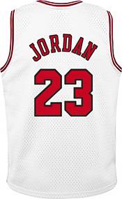 Air 23 Jordan Jersey Black-White Youth Pre-Owned Sz S( 8-10 )