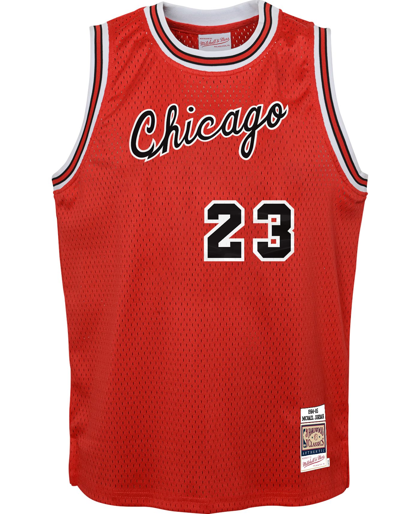 Mitchell Ness Youth 1984 Chicago Bulls Michael Jordan 23 Red Hardwood Classics Authentic Jersey Dick s Sporting Goods