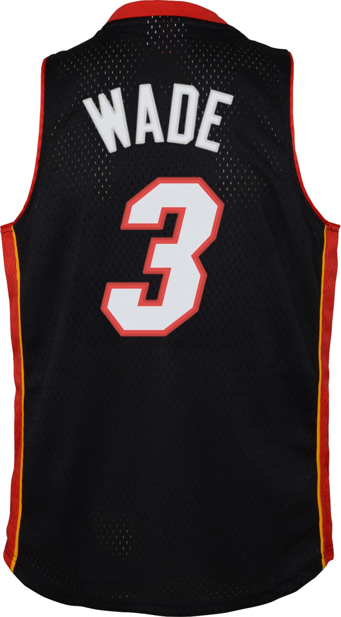 Mitchell & Ness Youth Miami Heat Dwyane Wade #3 2012 Black Swingman Jersey product image