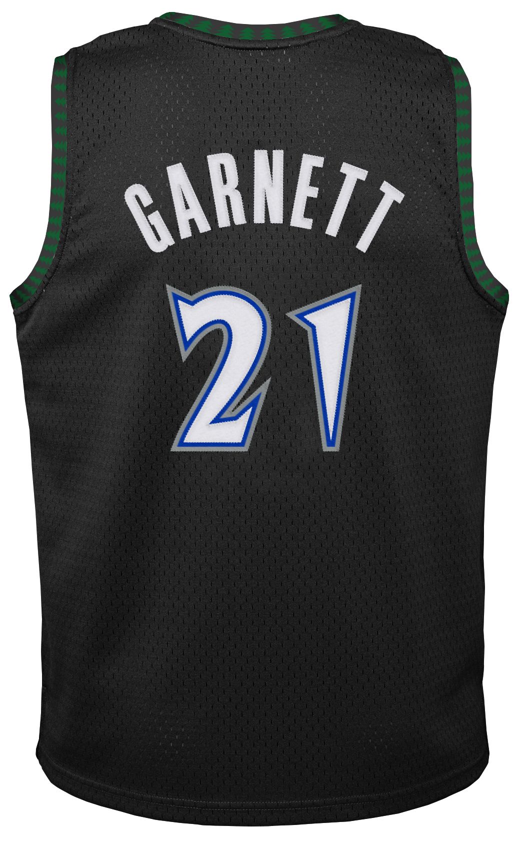 Mitchell & Ness Youth Minnesota Timberwolves Kevin Garnett #21 Black HWC Replica 1997 Jersey product image