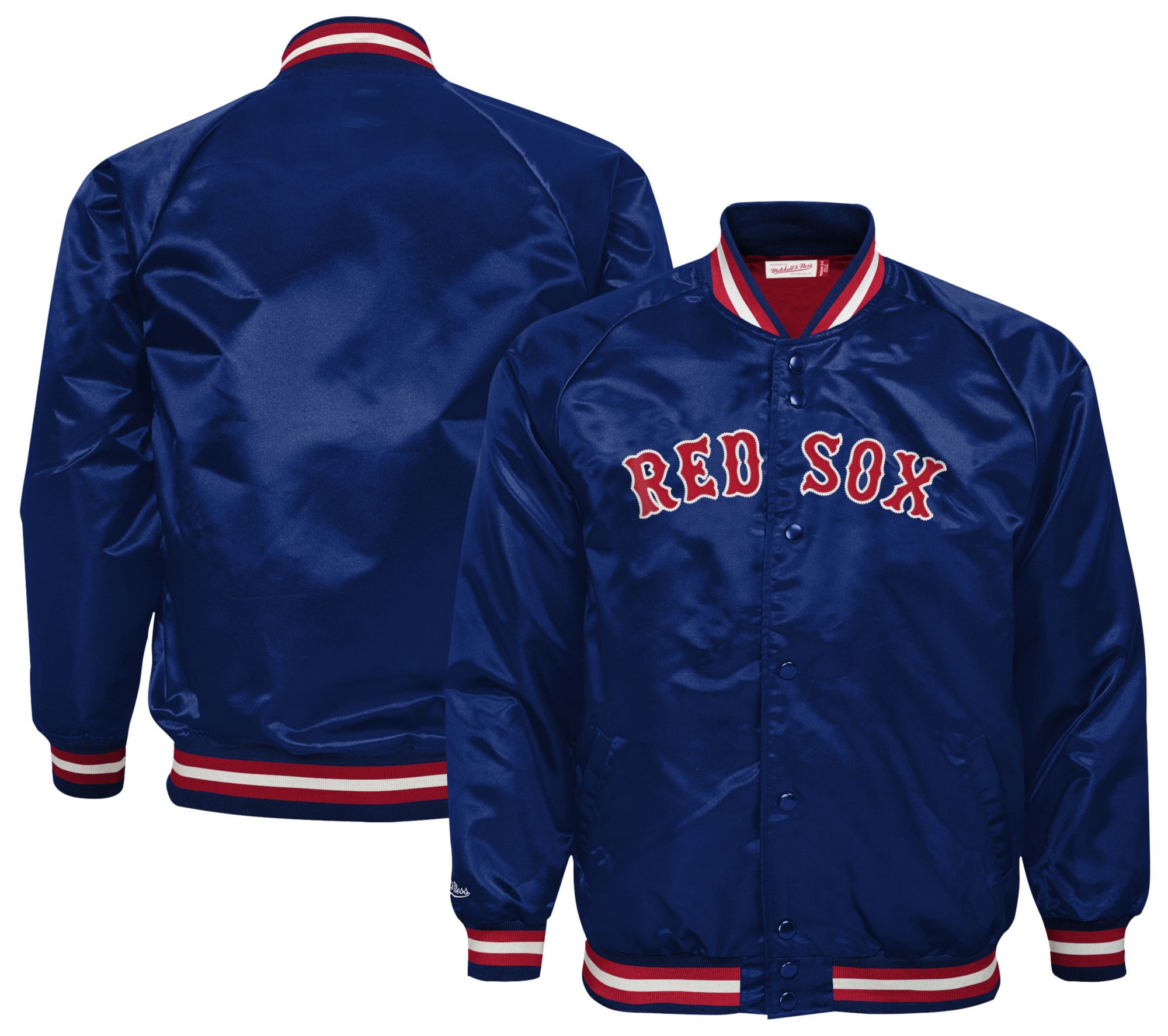 Mitchell & Ness Youth Boston Red Sox Navy Satin Jacket product image