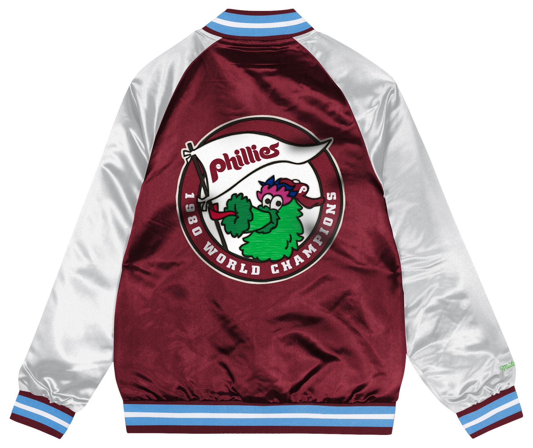 Mitchell & Ness Youth Philadelphia Phillies Red Mascot Satin Jacket product image