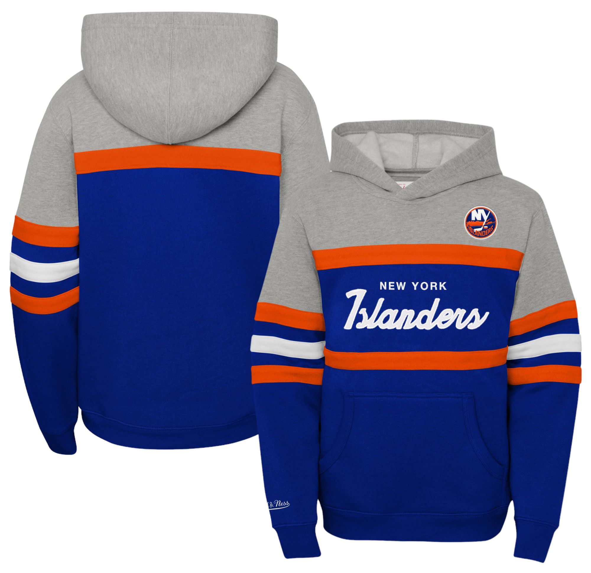 NHL Youth New York Islanders Head Coach Navy Pullover Hoodie product image