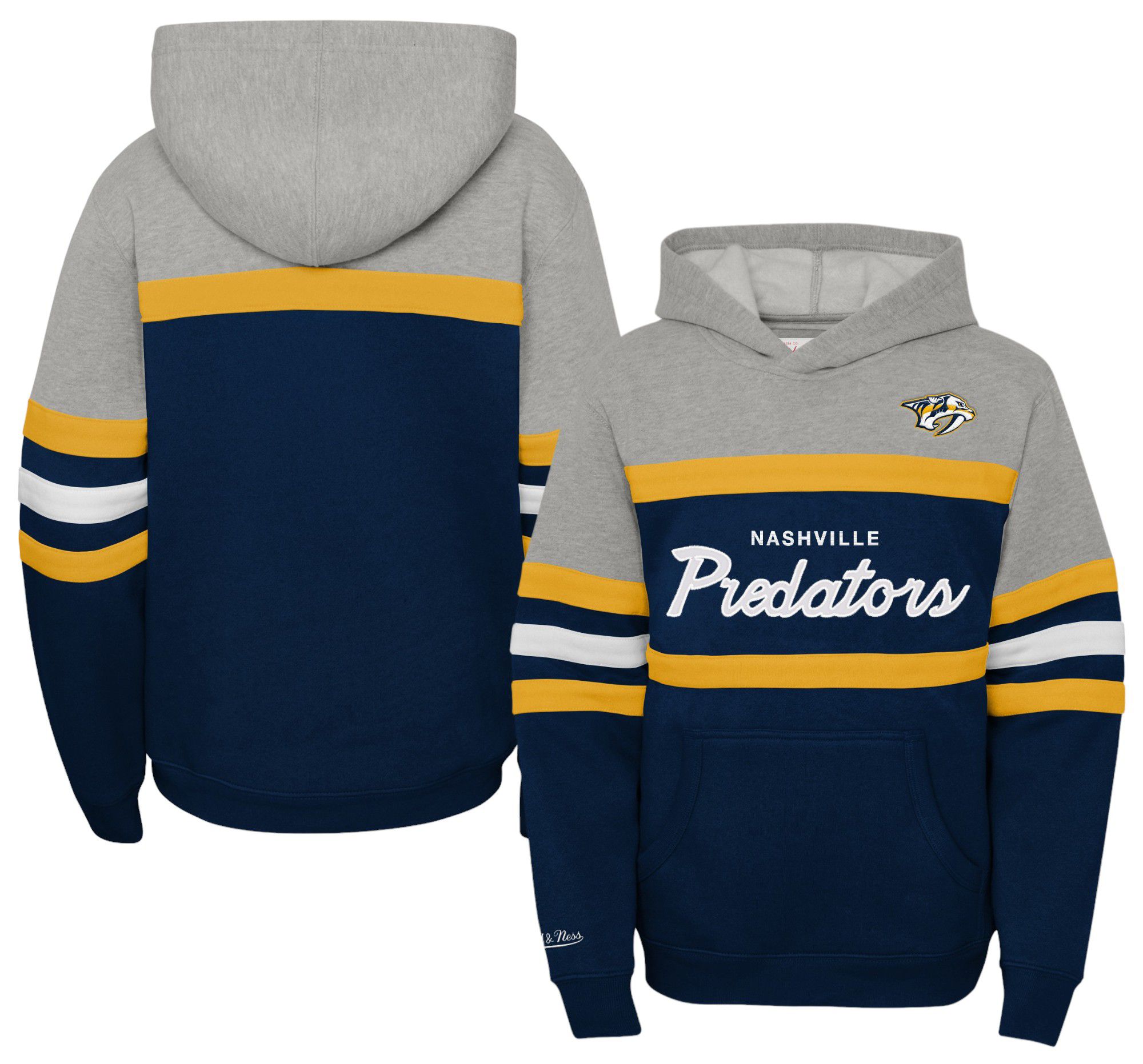 NHL Youth Nashville Predators Head Coach Navy Pullover Hoodie product image