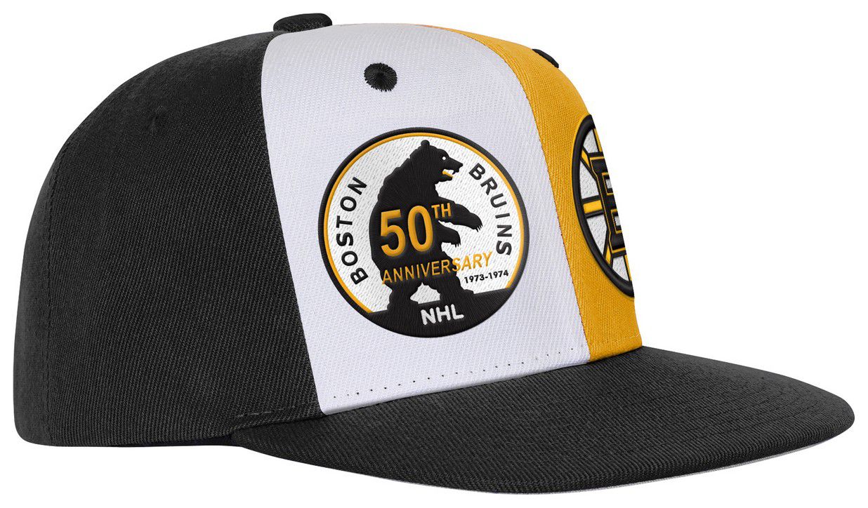 Mitchell & Ness Youth Boston Bruins Black Duo Front Hat product image