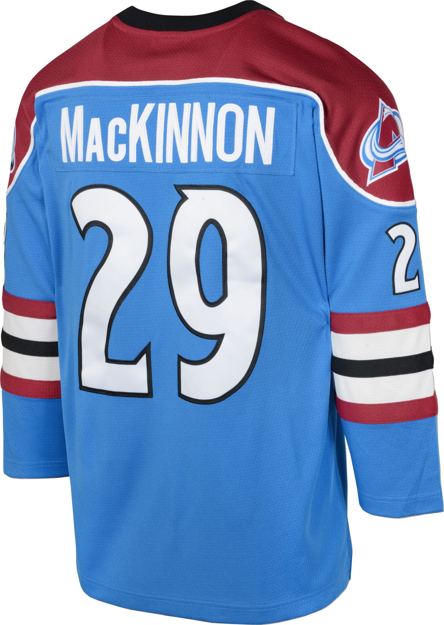 Mitchell & Ness Youth Colorado Avalanche Nathan MacKinnon #29 Blue Blue Line Jersey product image