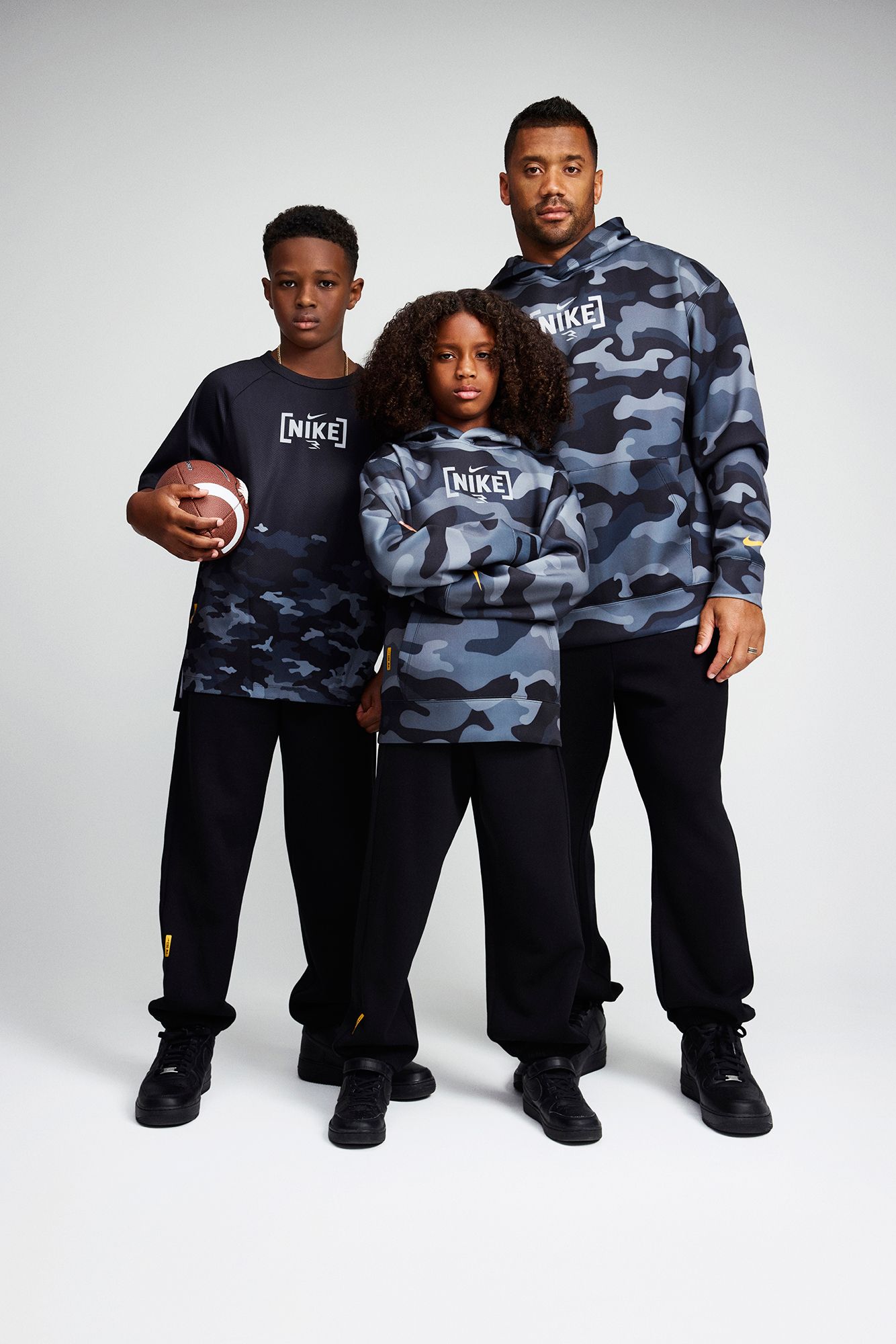 3Brand By Russell Wilson Boys' 3ssentials Camo Hoodie product image