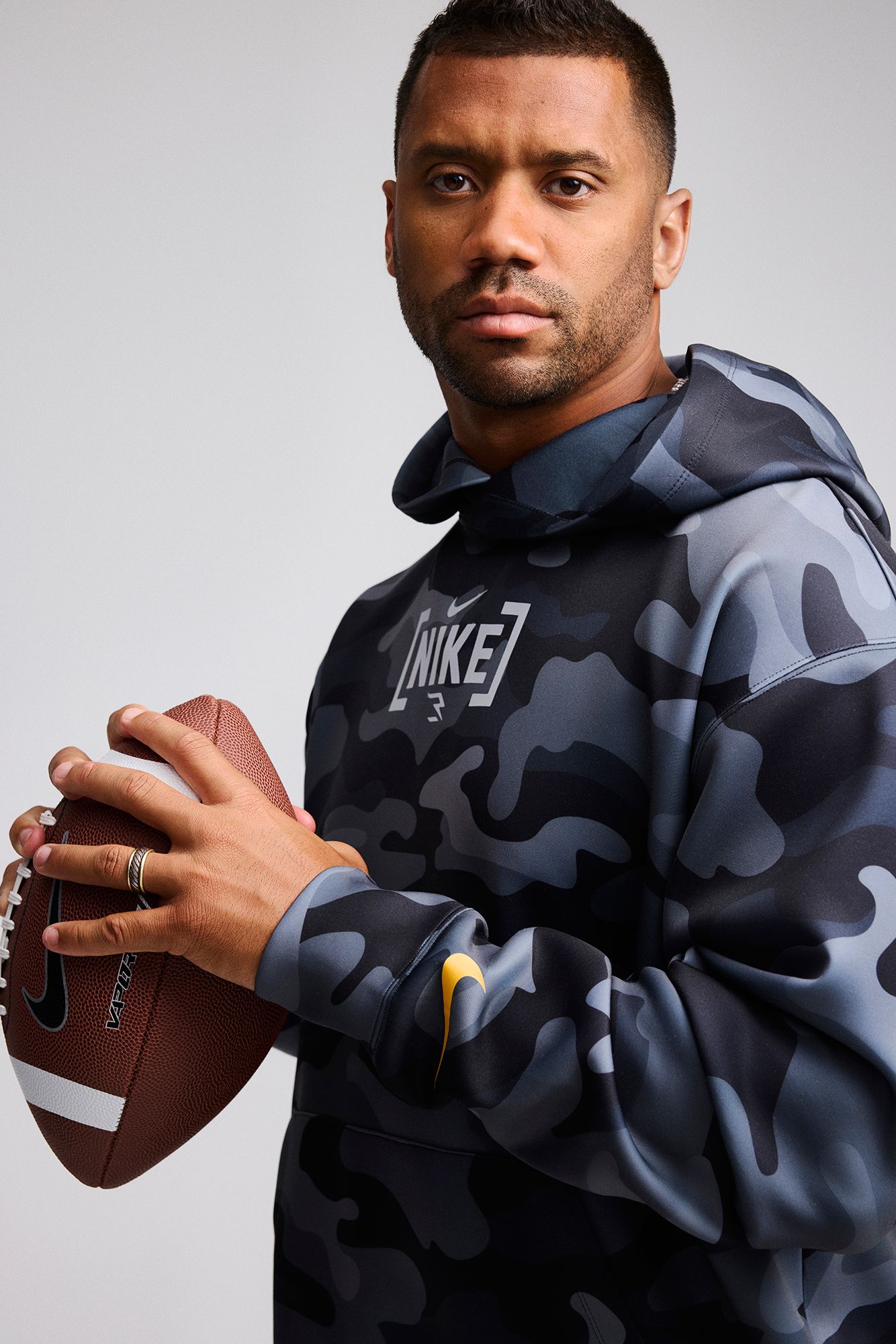 3Brand By Russell Wilson Boys' 3ssentials Camo Hoodie product image