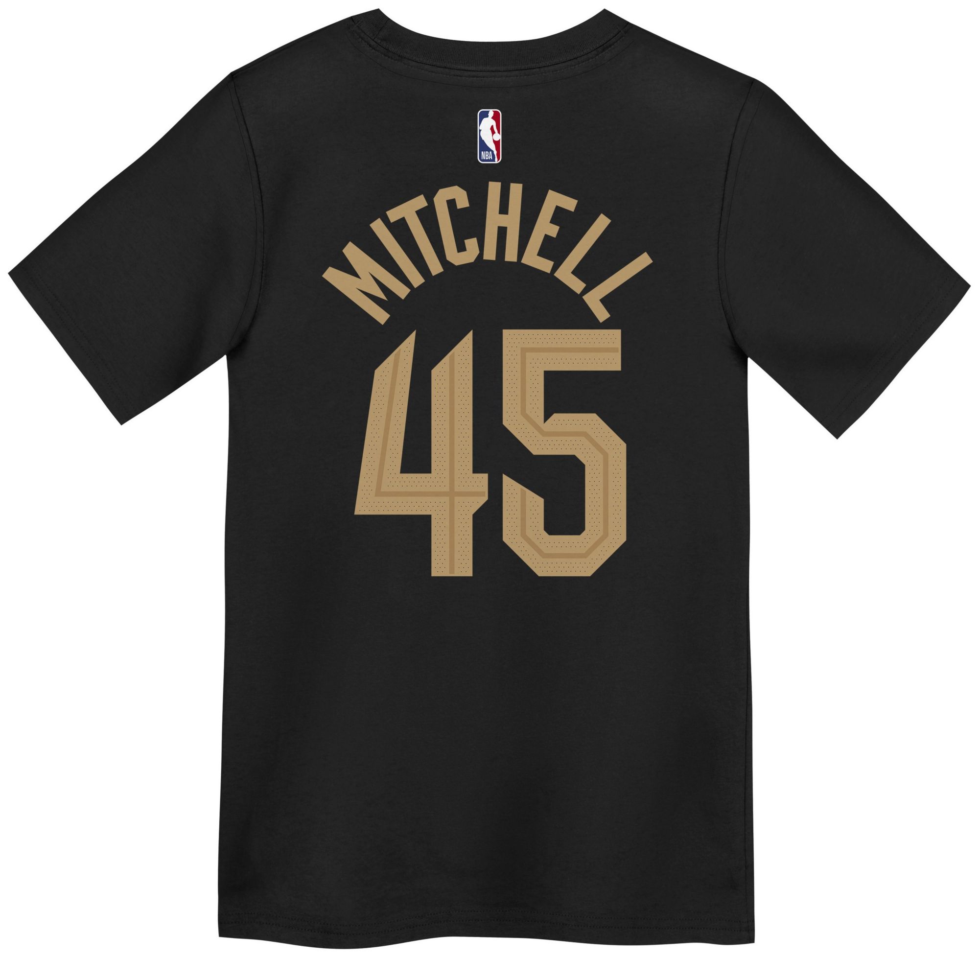 Jordan Boys' Cleveland Cavaliers Donovan Mitchell #45 Black T-Shirt product image