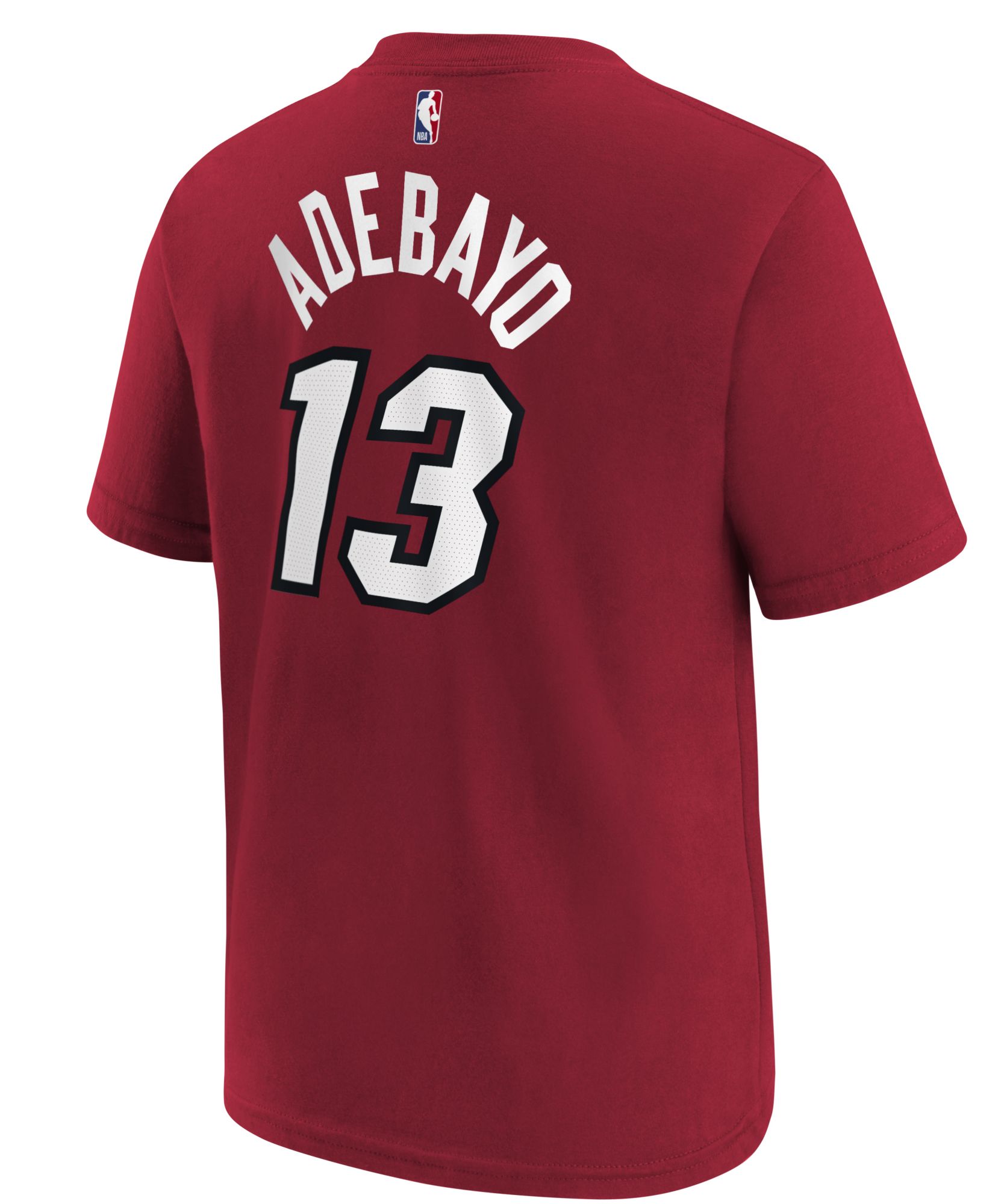 Jordan Youth Miami Heat Bam Adebayo #13 Red T-Shirt product image