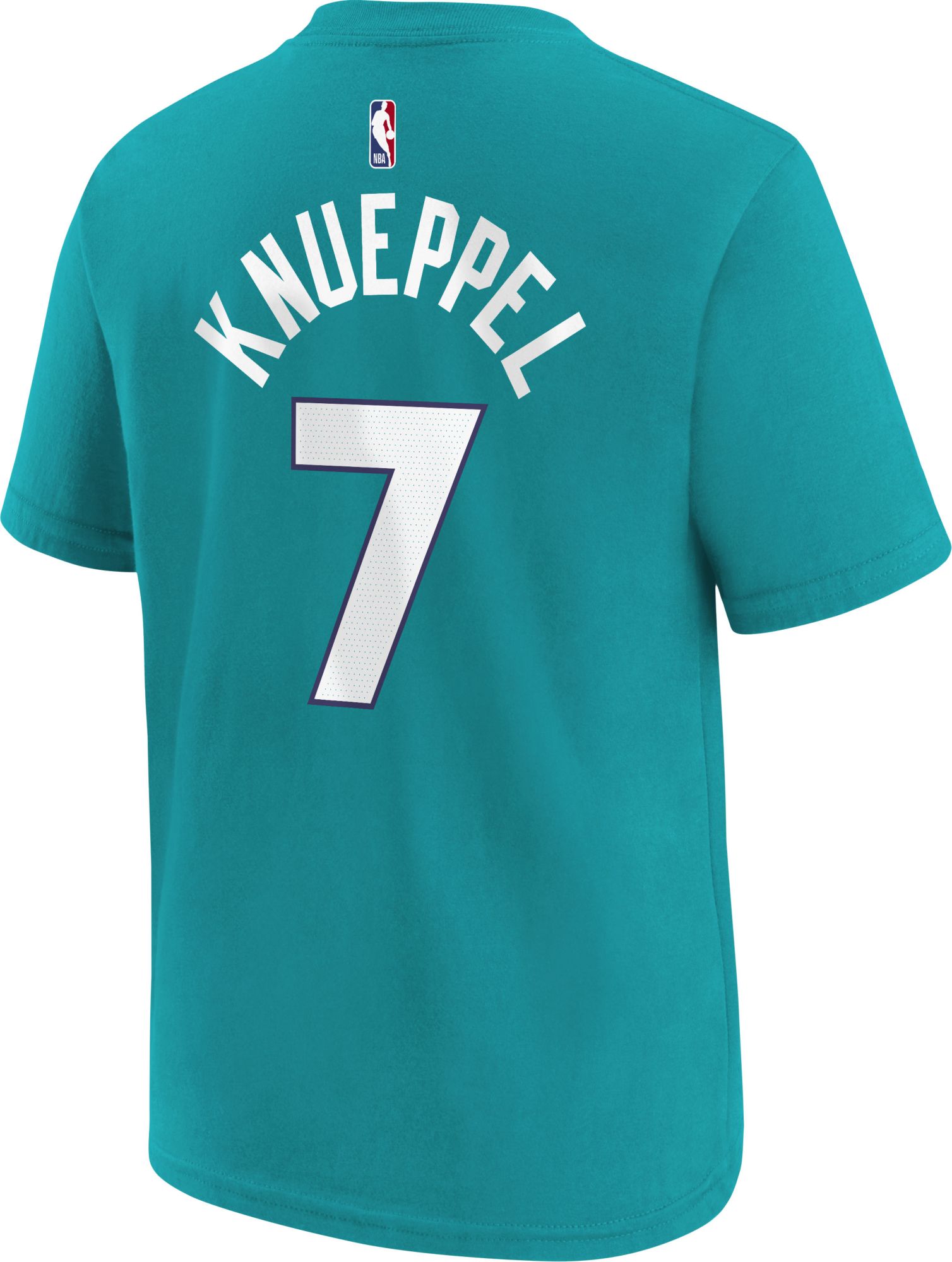 Nike Youth Charlotte Hornets Teal Kon Knueppel #7 T-Shirt product image