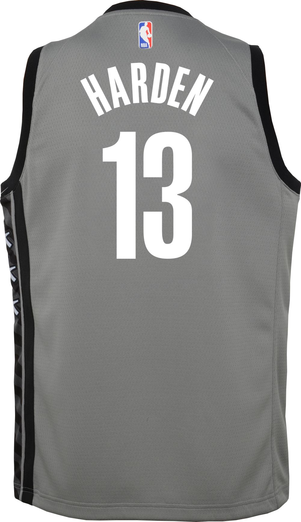 Jordan Youth Brooklyn Nets James Harden #13 Grey Swingman Jersey product image