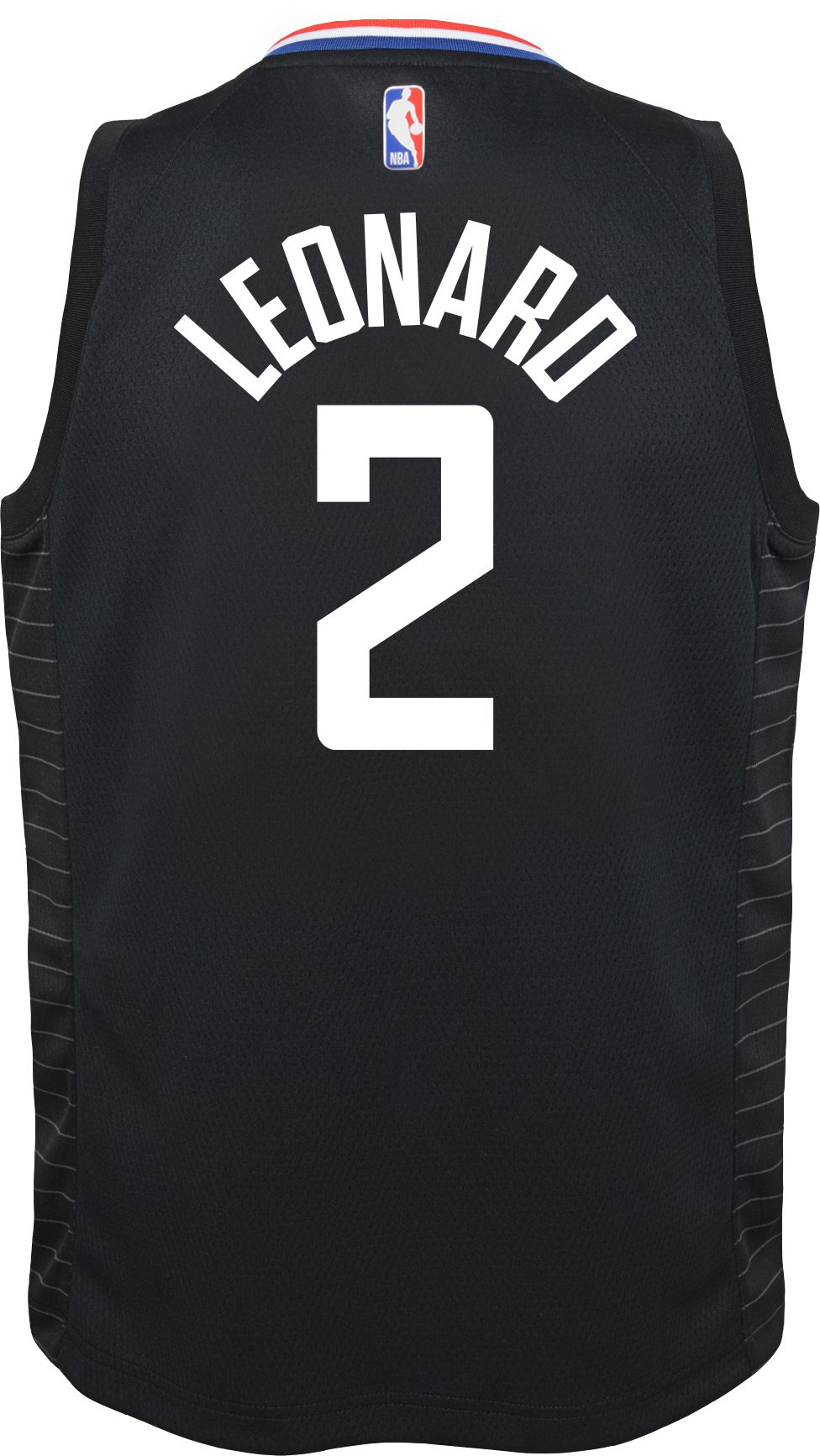 Jordan Youth Los Angeles Clippers Kawhi Leonard #2 2020-21 Dri-FIT Statement Swingman Black Jersey product image