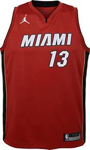 Jordan Youth Miami Heat Bam Adebayo #13 Red 2020-21 Dri-FIT Statement Swingman Jersey product image