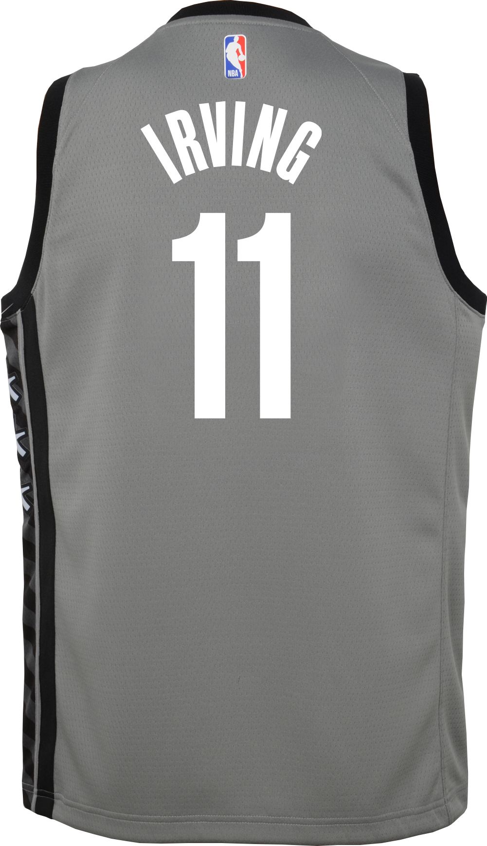 Jordan Youth Brooklyn Nets Kyrie Irving #11 Grey 2020-21 Dri-FIT Statement Swingman Jersey product image