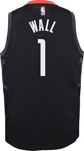 Jordan Youth Houston Rockets John Wall #1 Black Dri-FIT Swingman Jersey product image