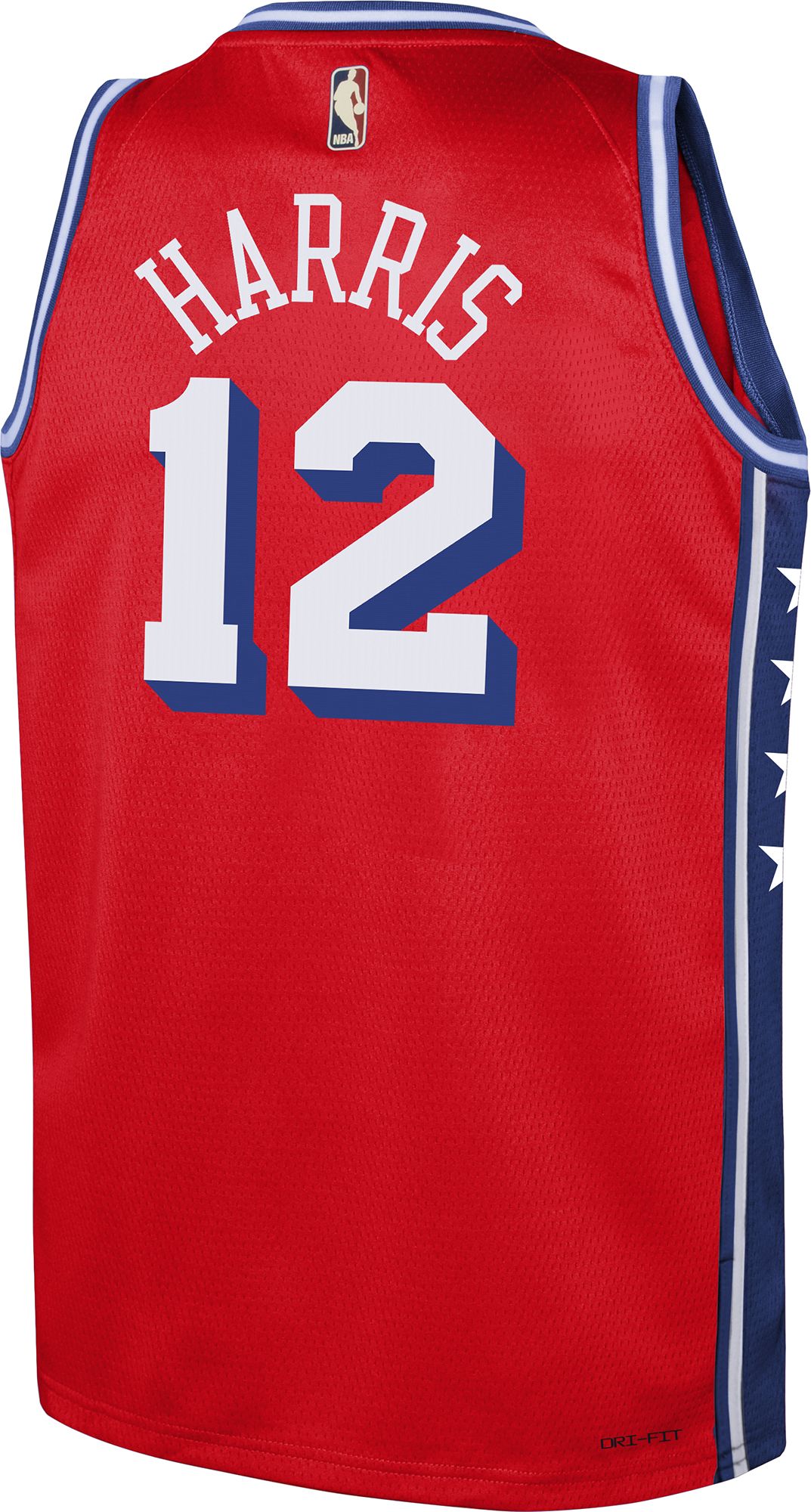 Nike Youth Philadelphia 76ers Tobias Harris #12 Red Dri-FIT Swingman Jersey