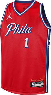 Nike Youth Philadelphia 76ers James Harden #1 Red Dri-FIT Swingman Jersey product image