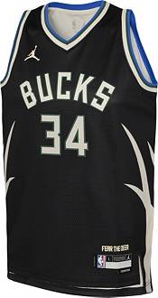  Giannis Antetokounmpo Milwaukee Bucks White #34 Youth
