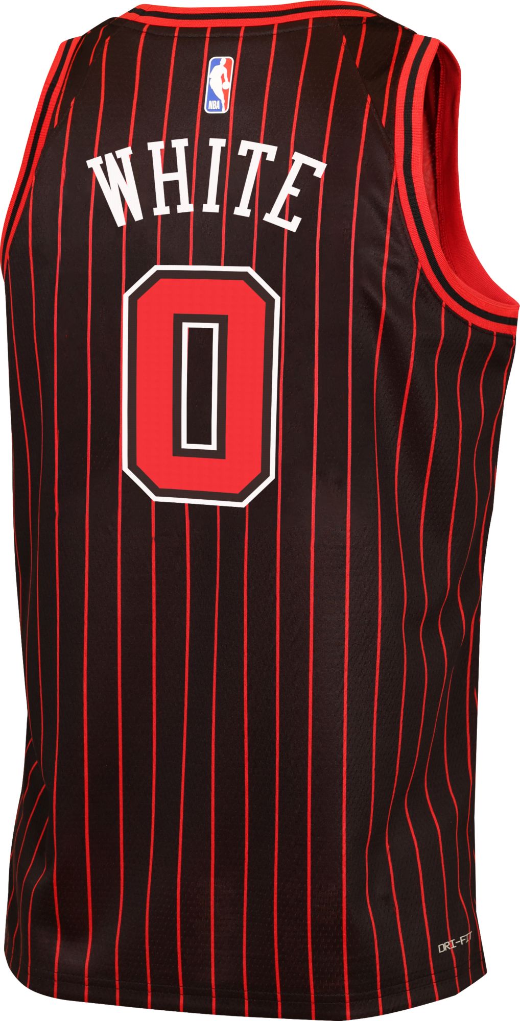 Jordan Youth Chicago Bulls Coby White #0 Black Swingman Statement Jersey product image