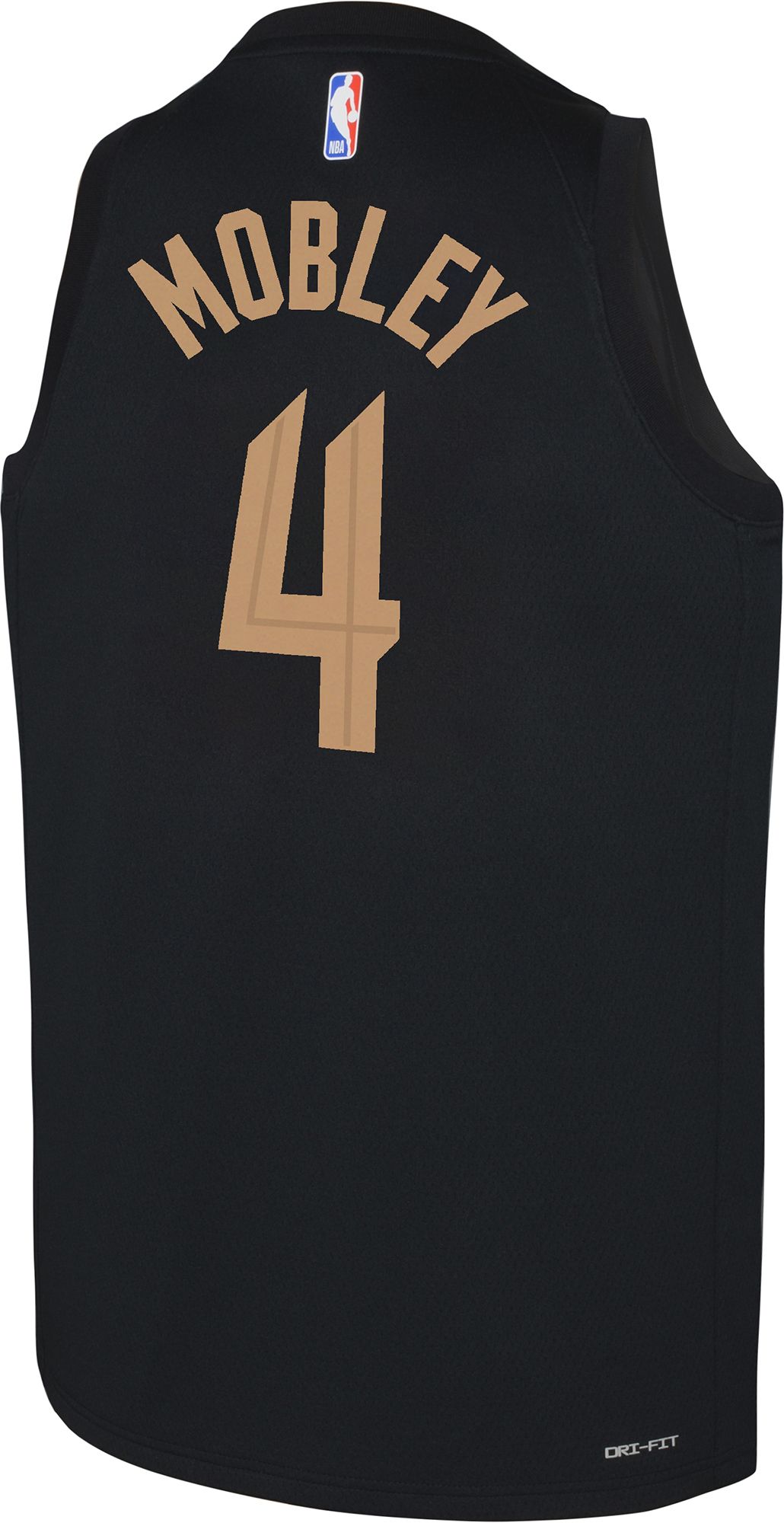 Nike Youth Cleveland Cavaliers Evan Mobley #4 Black Dri-FIT Swingman Jersey