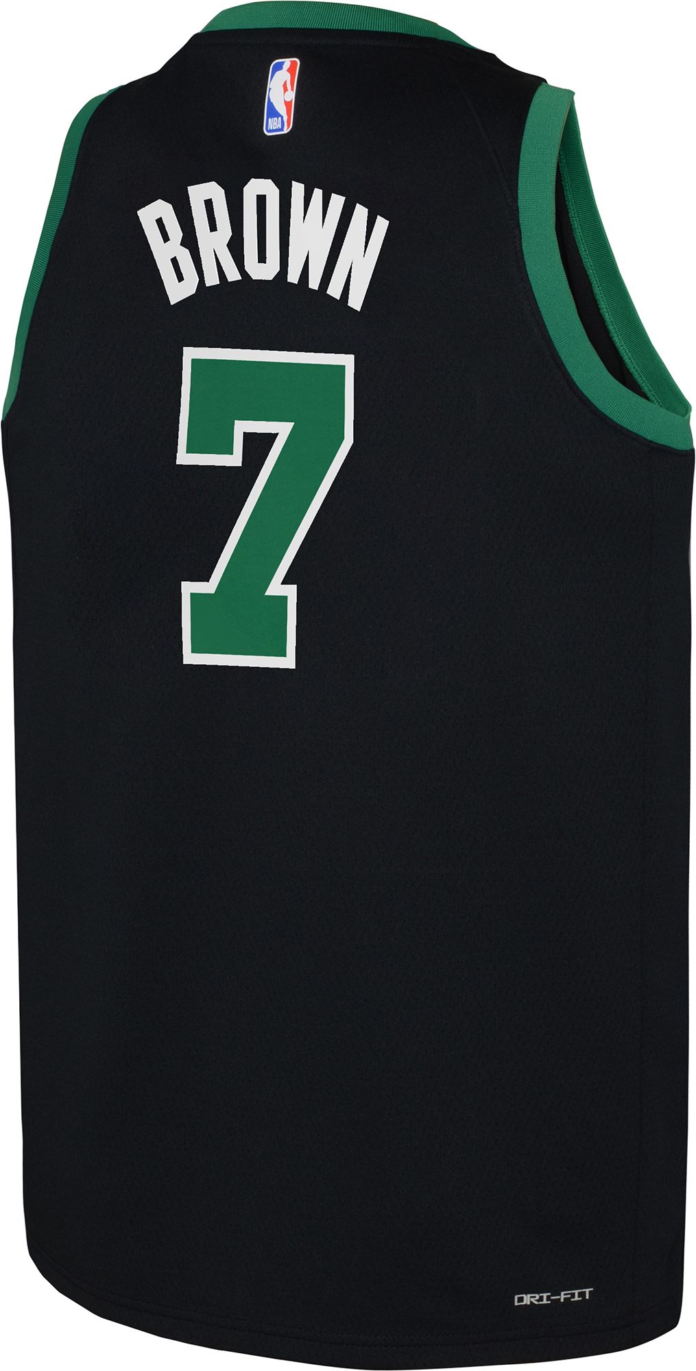 Jordan Youth Boston Celtics Jaylen Brown #7 Black Swingman Statement Jersey product image