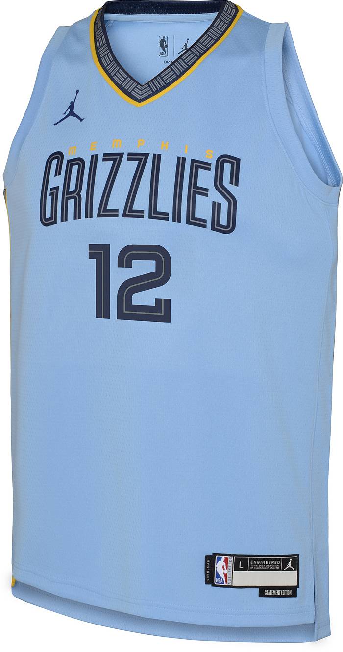 Nike Youth Memphis Grizzlies Ja Morant #12 Blue Dri-FIT Swingman Jersey