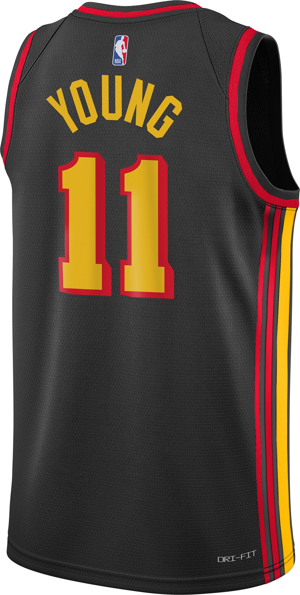 Jordan Youth Atlanta Hawks Trae Young #11 Black Swingman Statement Jersey product image