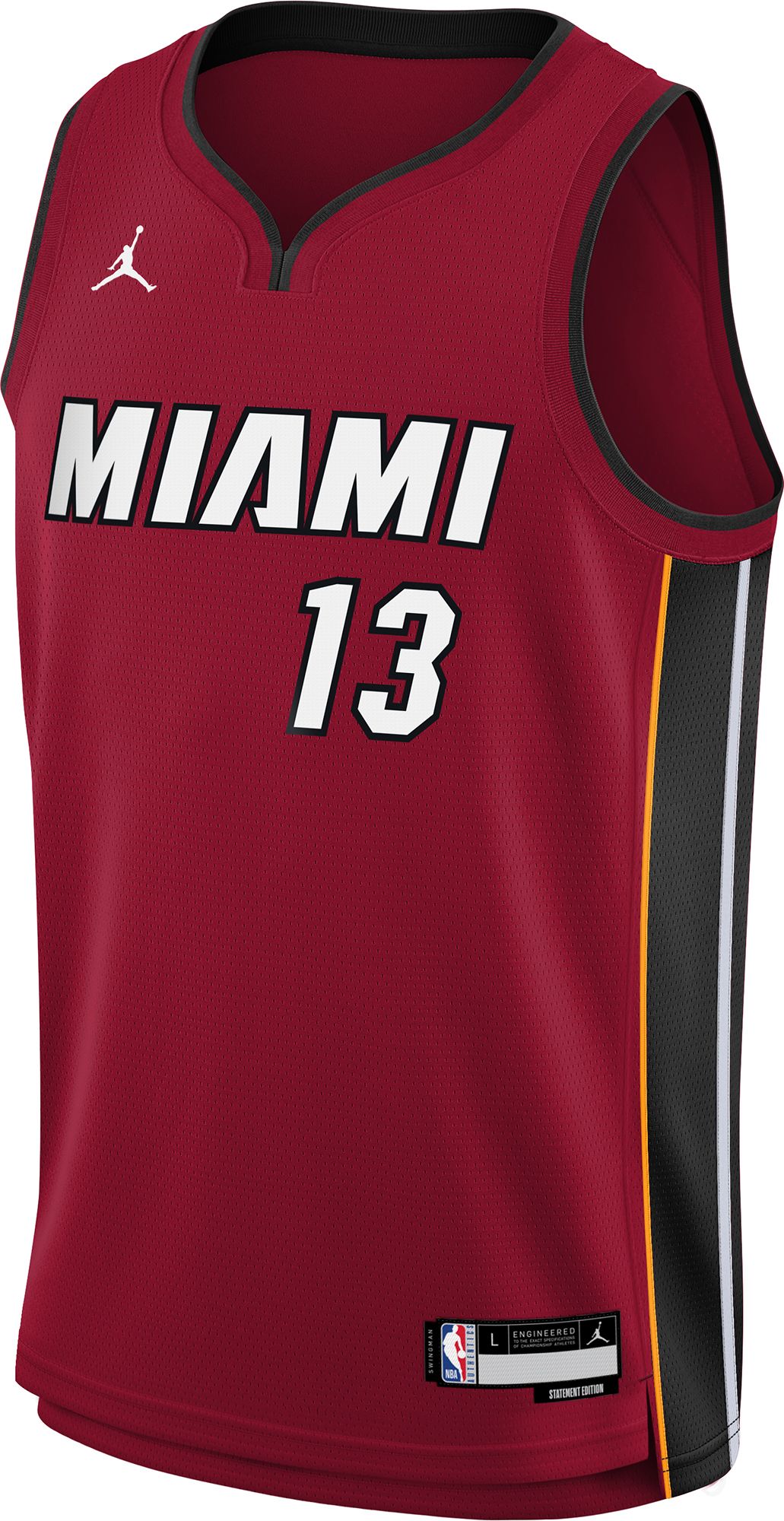 Nike Miami Heat No13 Bam Adebayo White NBA Swingman Association Edition Jersey