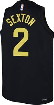 Nike Youth Utah Jazz Collin Sexton #2 Yellow Dri-FIT Swingman