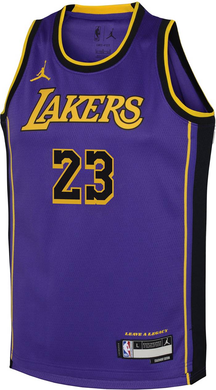 Nike Youth Los Angeles Lakers LeBron James #23 Purple Swingman