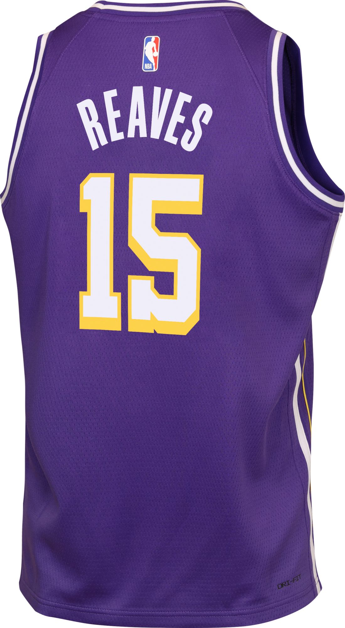 Jordan Youth Los Angeles Lakers Austin Reaves #15 Purple Swingman Statement Jersey product image