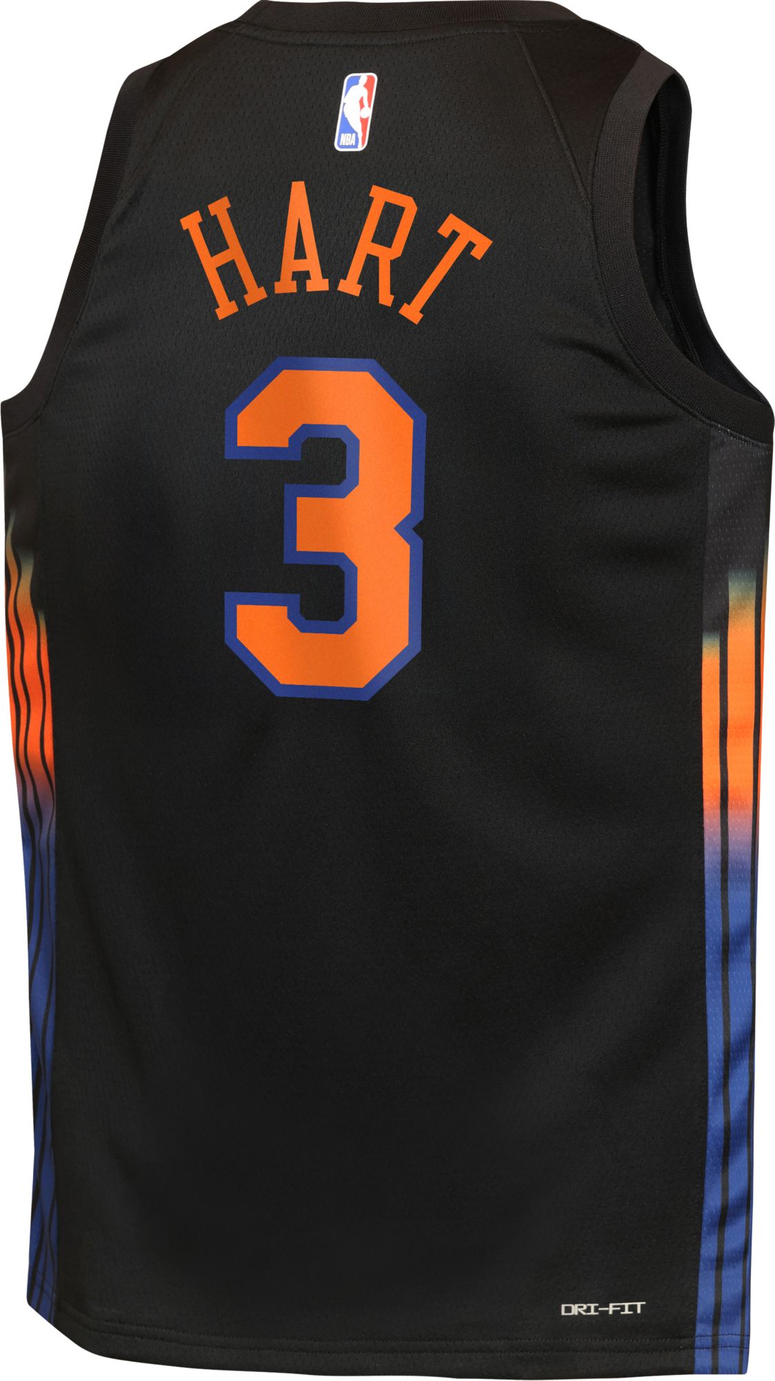 Jordan Youth New York Knicks Josh Hart #3 Black Swingman Statement Jersey product image