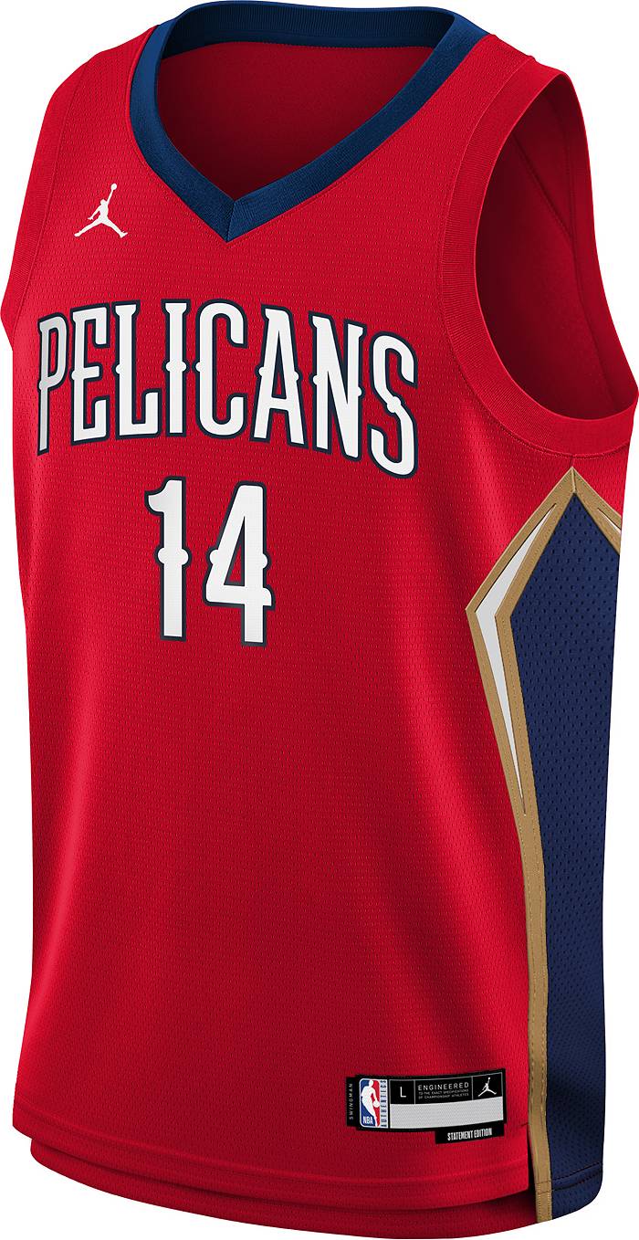 Men's Nike Zion Williamson Red New Orleans Pelicans Swingman Jersey