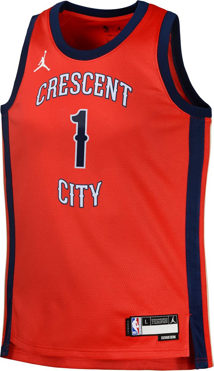 Youth Nike Zion Williamson White New Orleans Pelicans Swingman
