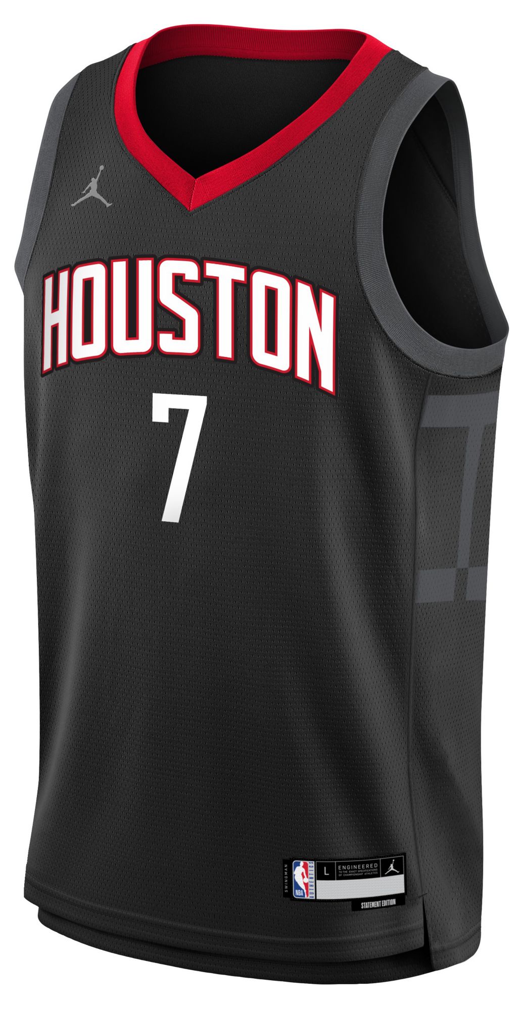 Jordan Youth Houston Rockets Kevin Durant #7 Black Swingman Statement Jersey product image
