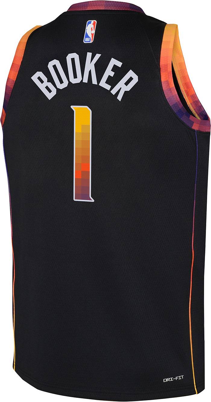 Youth Phoenix Suns Devin Booker Nike Black 2019/20 City Edition Name &  Number T-Shirt