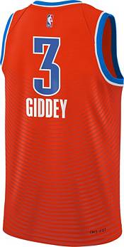 Nike Youth Oklahoma City Thunder Josh Giddey #3 Orange Dri-FIT Swingman Jersey product image
