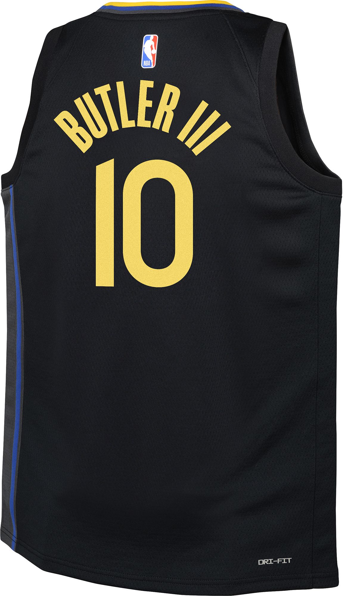 Jordan Youth Golden State Warriors Jimmy Butler #10 Black Swingman Statement Jersey product image