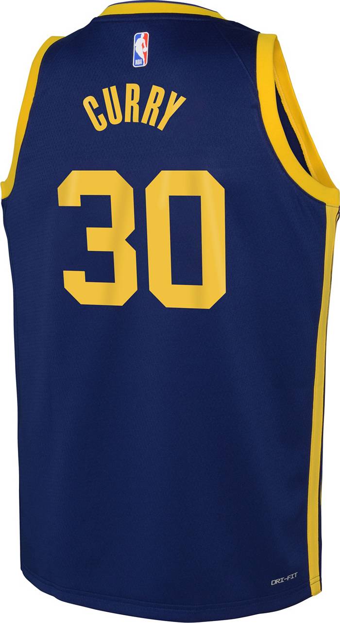  Stephen Curry Golden State Warriors Yellow #30 Youth 8