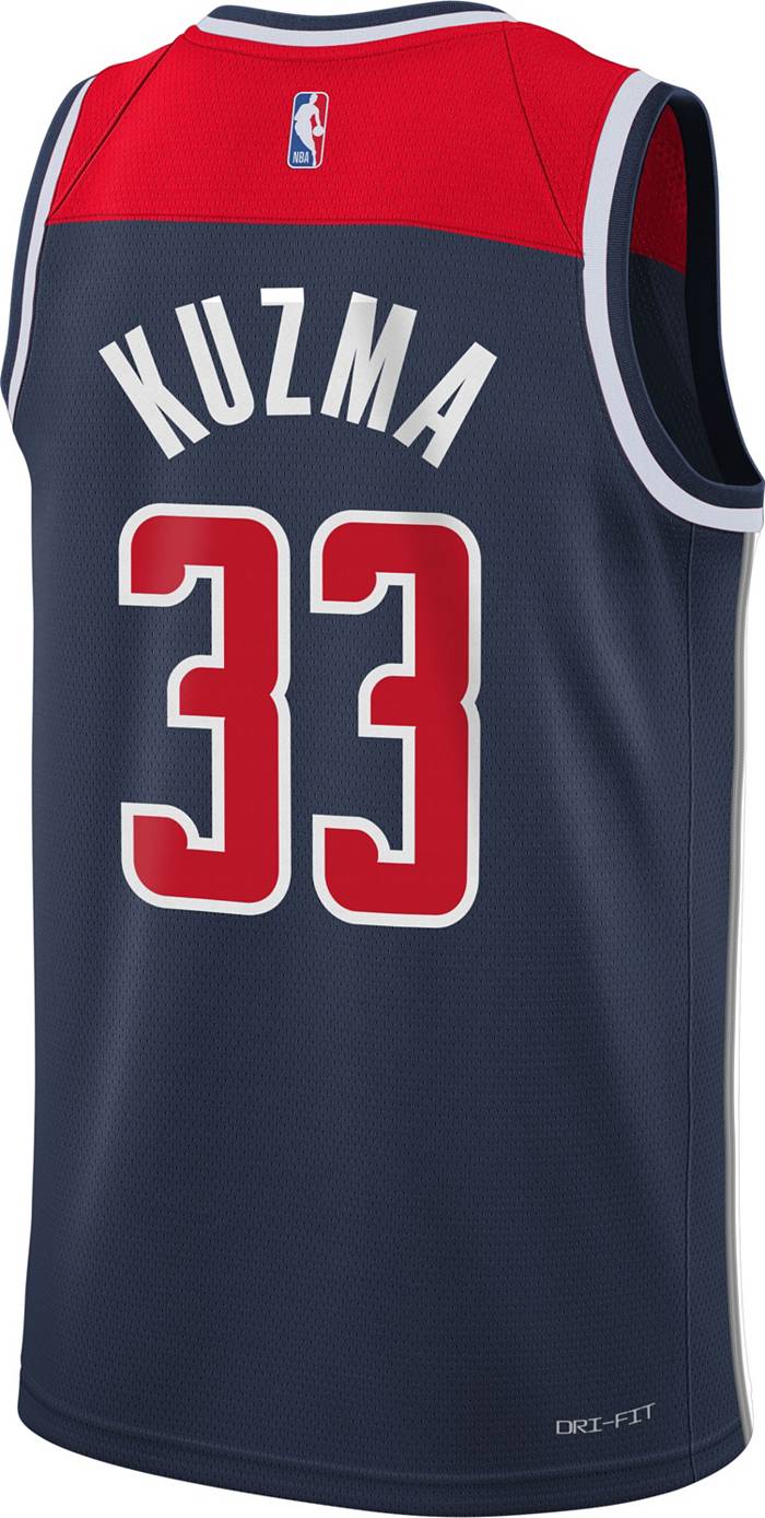 Nike Men's Washington Wizards Kyle Kuzma #33 Red Dri-FIT Swingman
