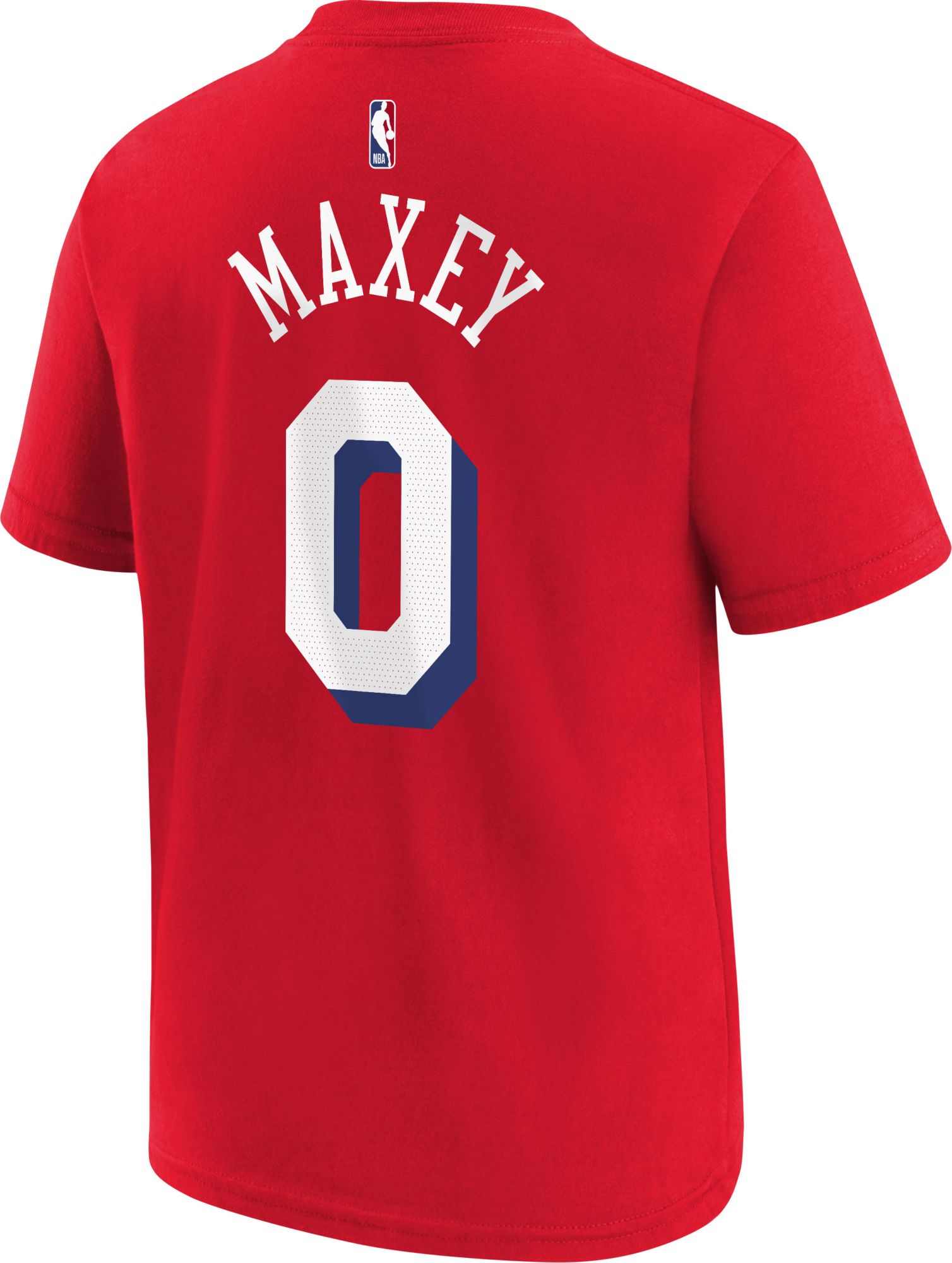 Jordan Youth Philadelphia 76ers Tyrese Maxey #0 Red T-Shirt product image