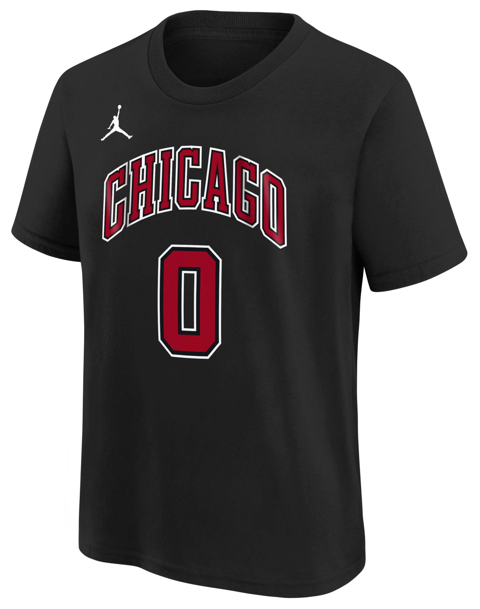 Jordan Youth Chicago Bulls Coby White #0 Black Statement T-Shirt product image