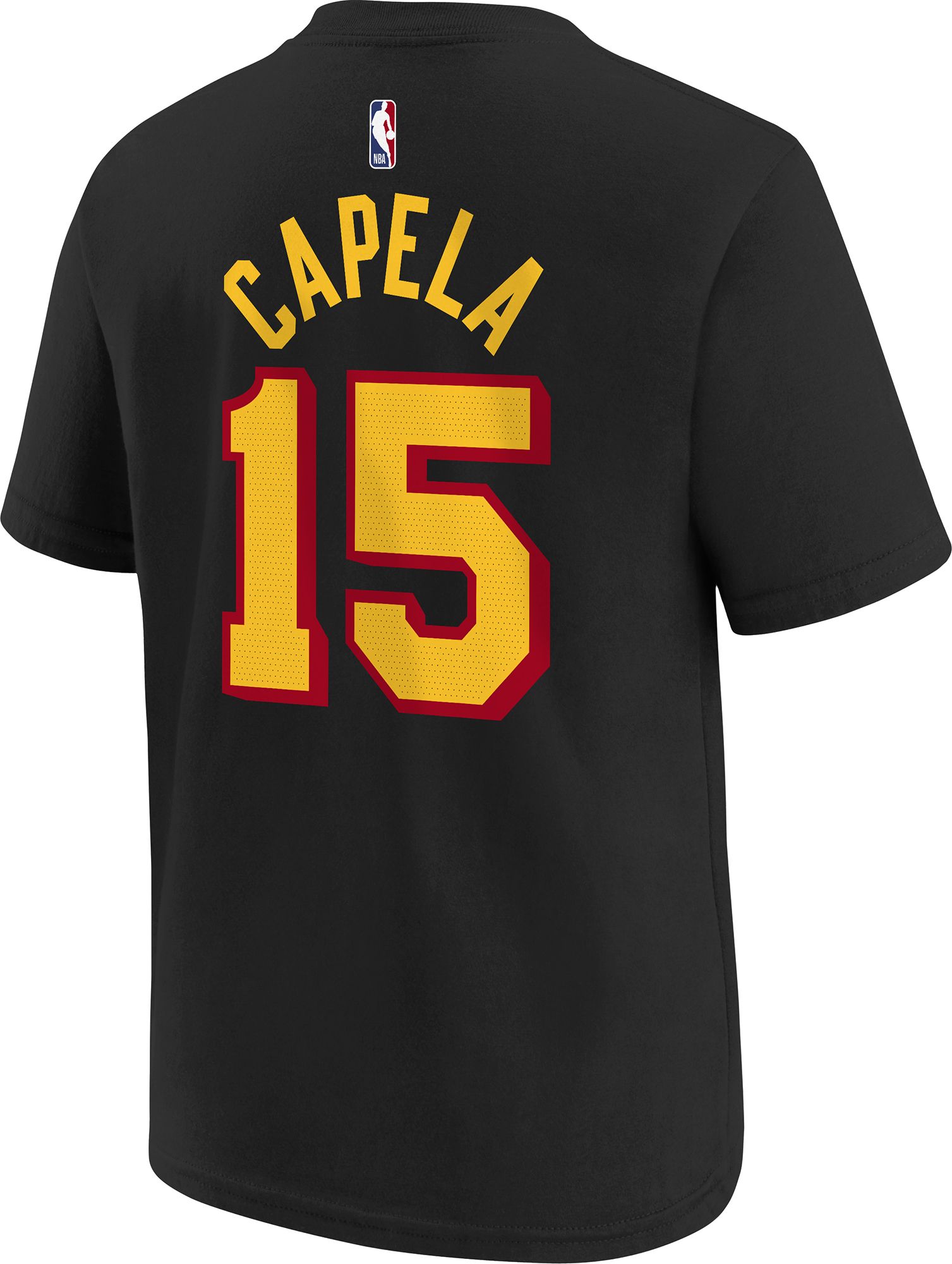 Nike Youth Atlanta Hawks Clint Capela #15 Black T-Shirt