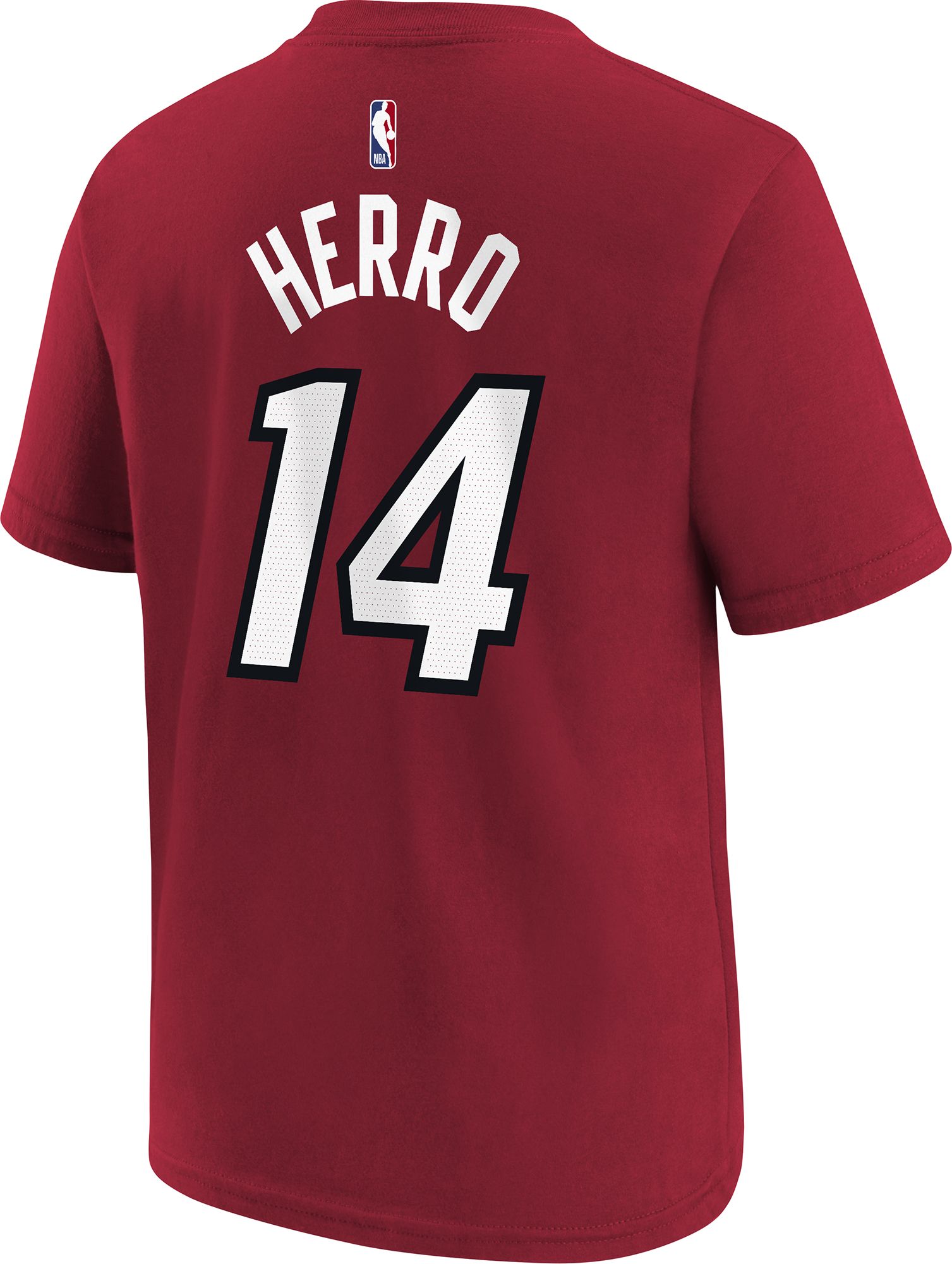 Jordan Youth Miami Heat Tyler Herro #14 Red T-Shirt product image