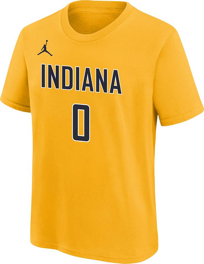 Nike And Brand Tyrese Haliburton Indiana Pacers Swingman Jersey in